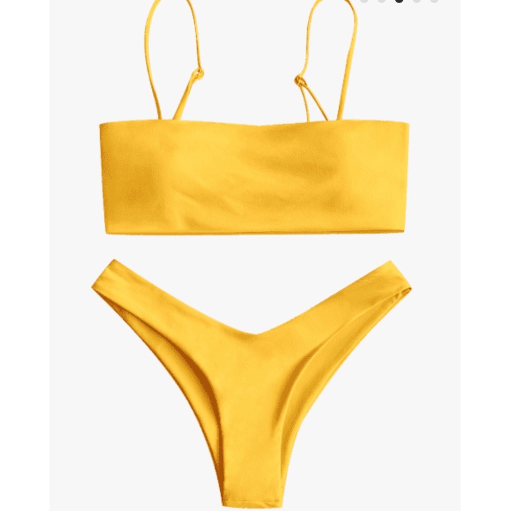 Brand New Zaful High Cut Cami Bikini Set